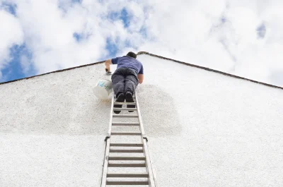 Peinture extérieure à Pourrain — façades et ravalement
